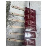 Six Sherwin-Williams Contractor series 2 1/2 inch