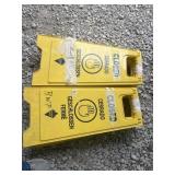 10 commercial closed floor signs