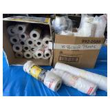 Several rolls of plastic