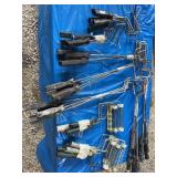 Paint roller frames, various sizes
