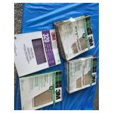 Lots of sandpaper, various grit as shown