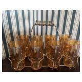 Rare! Vintage  Set of eight here to be peach