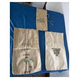 US mint Canvas, coin bag, First National Bank and