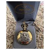 US half dollar coin pocket watch