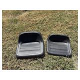 Two lawnmower seat