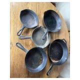 Griswold cast-iron number six skillet, lodge
