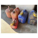 Kerosene and gas cans