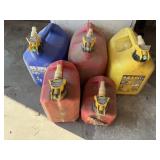 Diesel, kerosene, and gas cans