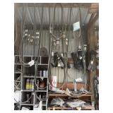 Belt and parts. Includes metal cubby organizer.