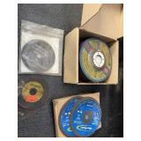 Blue point and box of other grinding wheels