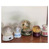 Polar bear Coca-Cola musical snow globe, and