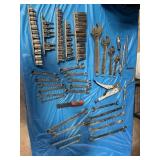 Snap on sockets, wrenches and other as shown