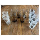 Vintage drinking glasses