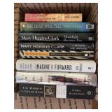 Mary Higgins Clark Books and other as shown