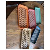 Vintage coin sorting trays
