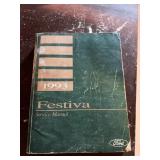 Original 1993 Ford Festiva service manual.