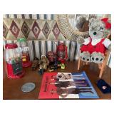 Vintage items incl. Ronald Reagan paper dolls.