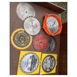10 inch saw blades and holder OLDHAM are New