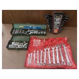 22 piece SAE/metric combination, wrench set, ATG