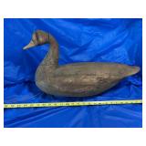 Antique/vintage large wood duck decoy