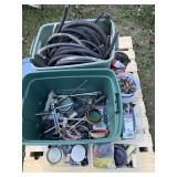Sprayer parts. Hoses, nozzles, and other as