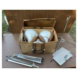 Vintage Photography light with tripods and