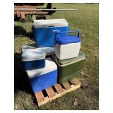 Several coolers in very good condition