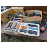 Train cars and sets as shown. The marks electric