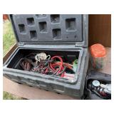 Air compressor, jumper, cables, work, light,