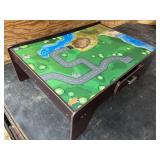 Wood kids activity table