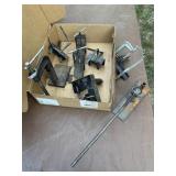 Various welding clamps