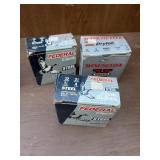12 gauge ammo, three partial boxes