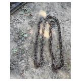 Log chain. Appears to be about 13 foot long.