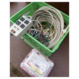 Coax, cords and other as shown