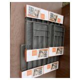Six expandable metal mesh cutlery,