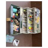 Plano tackle box and lures incl. hand tied flys