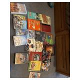 Books, movies, and game.