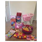 Disney princess empty boxes and other toys as