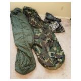 Military Sleeping bag w/camouflage waterproof,