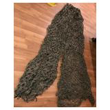 Military camouflage netting. Approx. 4ï¿½x12ï¿½