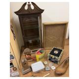 Antique shoe form & Vintage items incl.