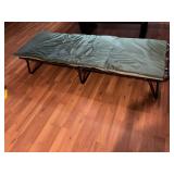 Coleman folding cot. Appears to be new