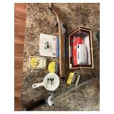 Vintage items, including 2 ERTL diecast toys,