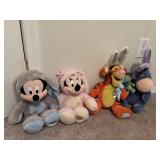 Mickey, Minnie, Tigger and Eeyore Easter plush