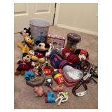 Toy Story toys and other Disney items as shown.