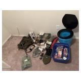 Coleman 1 burner propane stove, backpack lantern,