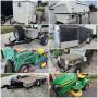 JOHN DEERE MOWERS, TRAILERS, TOOLS and more