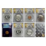 ONE OWNER COIN COLLECTION, OVER 100 SILVER DOLLARS