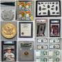 GOLD, Coins, Sports Cards, Artifacts & Collectibles
