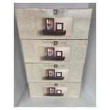 4 new Astor Lane cherry shelf, clock and frame
